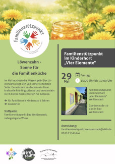 Löwenzahn - Sonne für die Familienküche Mai 2026
